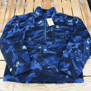 Nike ACG Canwell Glacier Therma-FIT ADV Fleece Jacket Blue HJ2683-410 Mens M NWT - Picture 1 of 12