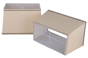 Paralumi a forma di T Set di 2 Top in lino naturale L13,78'' x L7,5''xFondo L15,75... - Foto 1 di 9