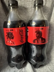 Lote de 2 botellas de Coca-Cola Zero 20 oz Star Wars 2025 edición limitada Rey Han Solo - Imagen 1 de 5