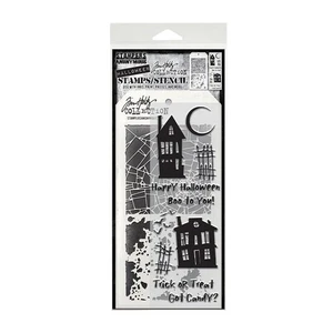 Estampillas de Tim Holtz ~ GHOST TOWN ~ THMM194 ~ Estampadores Anónimos - Imagen 1 de 1