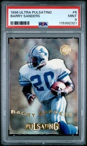 1996 Ultra Pulsating #6 Barry Sanders PSA 9 - Picture 1 of 2
