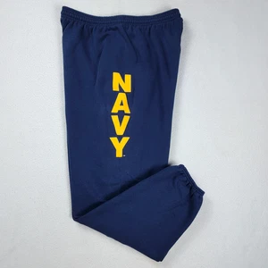 Pantaloni della tuta vintage Soffe US Navy PT adulto taglia XL blu pantaloni da allenamento militare - Foto 1 di 15