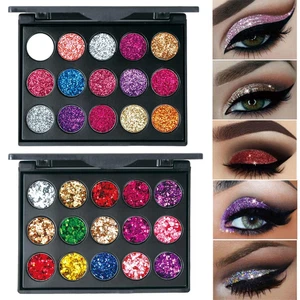 2 Stücke Glitzer Lidschatten Palette 30 Farben Lidschattenpalette Bunt - Bild 1 von 7