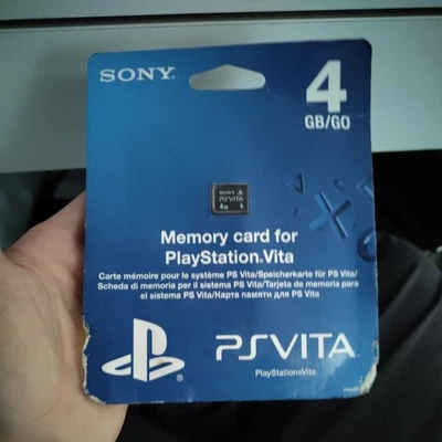 SONY PS VITA OFFIZIELLE 4GB MEMORY CARD ORIGINAL PLAYSTATION VITA PLAYSTATION NEU - Bild 1 von 2
