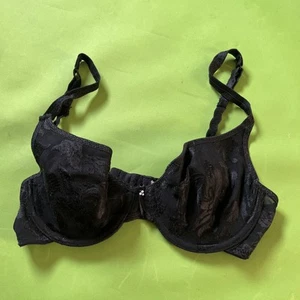 34C Wacoal BH schwarz Bügel Schleife Blumen Spitze 85367 - Bild 1 von 5