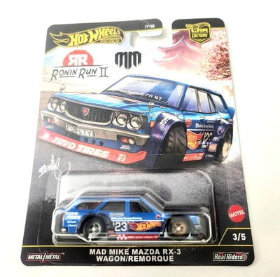 Hot Wheels Mad Mike Mazda RX-3 Wagon / Remorque 3/5 2025 Culture: Ronin Run II Foto 1 de 2
