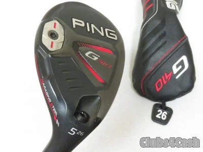 PING G410 Hybrid 26°  5H Project X HZRDUS Black 85g 6.5 X-Flex +Cover - Image 1 of 4