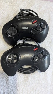 2 x Official Controller Joypad for Sega Mega Drive Console - fully cleaned #3 - Picture 1 of 9