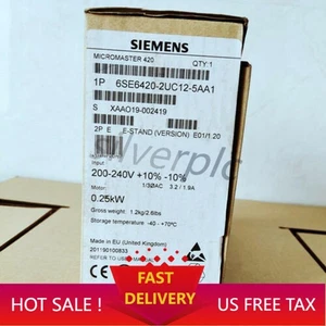 New Siemens 6SE6420-2UC12-5AA1 6SE6 420-2UC12-5AA1 MICROMASTER420 without filter - Picture 1 of 1