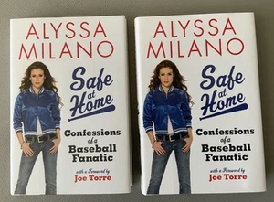 ALYSSA MILANO ‘’SAFE AT HOME’’ CONFESSIONS OF A BASEBALL FANATIC AUTOGRAPHED (2) - Bild 1 von 5