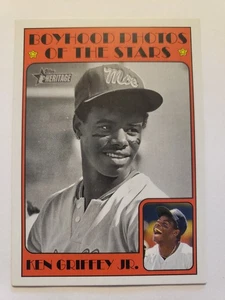 Ken Griffey Jr 2021 Topps Heritage Minors Boyhood Photos Of The Stars #72TBPS-9 - Picture 1 of 2