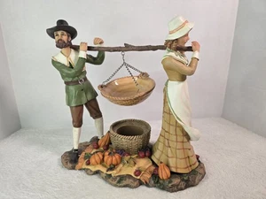 Yankee Candle Otoño Acción de Gracias Peregrino Pareja Tarta Quemador Calentador - Imagen 1 de 11