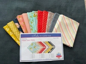 HAPPY DAYS  by: Sherri & Chelsi  for Moda - 12 Fat Quarter Bundle - Picture 1 of 1