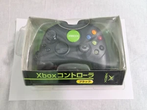 NEU Versiegelt Microsoft Xbox Controller Schwarz 2002 Erste Generation Japan Version - Bild 1 von 6