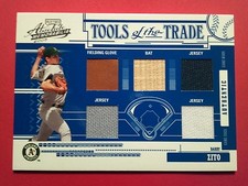 2005 Absolute Tools of the Trade Barry Zito 5 Piece Swatch 02/10   A's