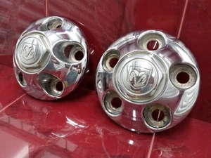 1998-2001 Dodge Ram 1500 Set Of (2) Center Caps Chrome OEM Hubcaps P/N #52038915 - Picture 1 of 21