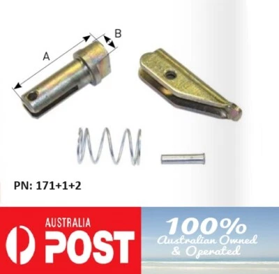 FORKLIFT LATCH PIN KIT - TYNE PIN KIT - LATCH PINS - LATCHING PINS FORKLIFT TYNE - image 1 of 4