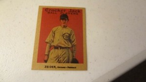 1915 REPRINT BASEBALL CARD #116 ROLLIE ZEIDER