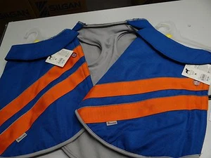Good 2 Go Size Medium M Warm & Waggin' Reflective Sport Jacket Dog Blue & Orange - Picture 1 of 5