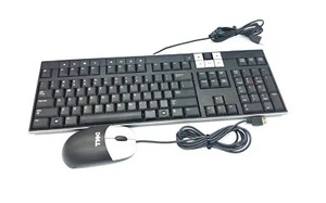 Genuine Dell Y-U0003-DEL5 U473D USB Multimedia Keyboard W/ 2 USB PORTS - Picture 1 of 3