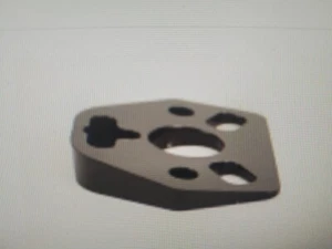 RACING GO KART 10 DEGREE STEERING WHEEL WEDGE ANGLE SHIM BLACK ANODIZED ALUMINUM - Afbeelding 1 van 1