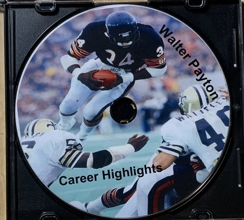 Chicago Bears Hall of Fame Running Back Walter Payton Cover