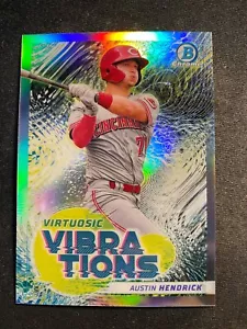 2022 Bowman Chrome Virtuosic Vibrations #VV9 Austin Hendrick - Picture 1 of 2