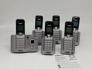 Vtech Cordless Phone System w/ Bluetooth Link2Cell DS6522-4 DECT 6.0 w/6 cradles - Picture 1 of 2