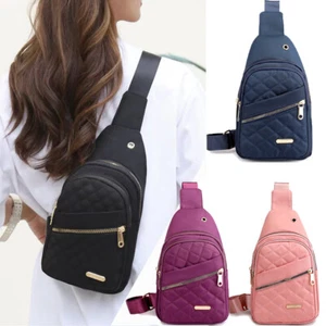 Womens Crossbody Wallet Small Sling Backpack Chest Bag Daypack Crossbody Travel - Picture 1 of 18