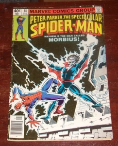 Marvel Comics PETER PARKER THE SPECTACULAR SPIDER-MAN #38 January 1980 Morbius - Picture 1 of 8