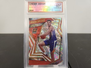 KJ: 2019-20 Revolution Cameron Johnson Fractal Rookie Revolution RC DGA 10