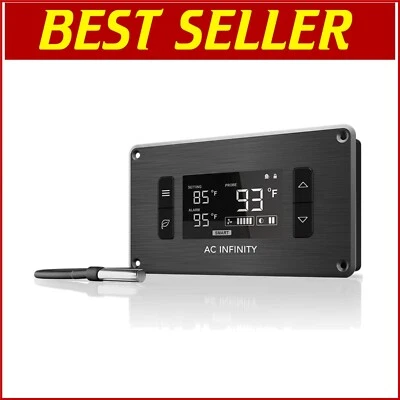 Automated Dual-Fan Speed Controller with Digital Display for Effective Cooling - Image 1 of 4