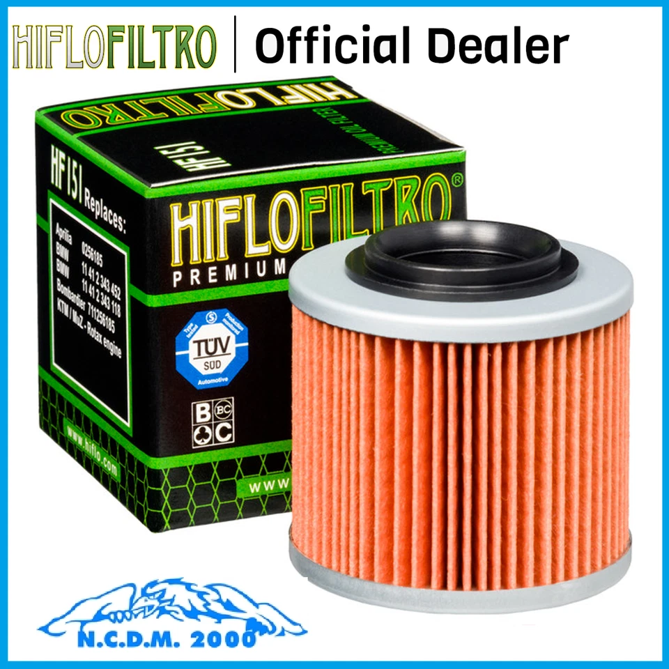 FILTRO OLIO TIPO ORIGINALE HIFLO HF151 BMW G650GS 650 2012 Foto 1 de 1
