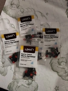 5 pk. Orbit Drip Watering System Quarter Pattern Micro-Sprayer, 25 Piece Total.  - Picture 1 of 3
