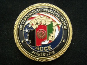 Air Component Coordination Element ACCE Afghanistan 2 Star Challenge Coin - Picture 1 of 2