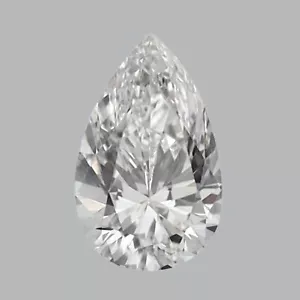 Diamante CVD coltivato in laboratorio taglio pera chiarezza H/VVS2 certificato IGI 0,4 ct H/VVS2 per anelli - Foto 1 di 6