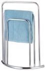 Three Tier Towel Holder Free Standing Chrome Bathroom 3 Rail Rack Stand New