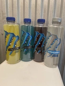 Monster Hydro Six Bottles Complete 25.4oz Set. Bottle Are Squishy** - Picture 1 of 1