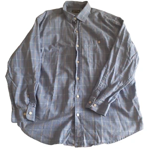 ORVIS Men's Blue 'Country Twill' Long Sleeve Check Shirt Size XL - Picture 1 of 9