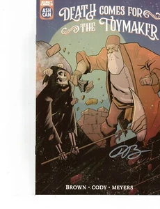 DEATH COMES FOR THE TOYMAKER ASHCAN AUTOGRAPHED SCOUT COMICS 2023 - Picture 1 of 2
