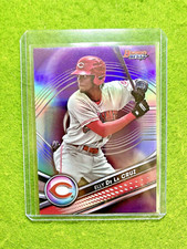 Elly De La Cruz PURPLE REFRACTOR ROOKIE CARD #/250 PRIZM SP RC 2022 Bowmans Best