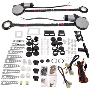 Universal 2-Door Pickup Electric Power Window Regulator Conversion Kit - Picture 1 of 13