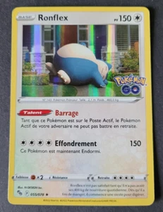 Carte Pokémon N°055/078 Ronflex HOLO - Epée & Bouclier Pokémon GO - VF - Foto 1 di 2
