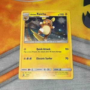 Alolan Raichu ~ SM65 ~ Standard Size, Holo ~ PROMO ~ MODERATE PLAY ~ Pokemon - Bild 1 von 7