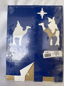 Luminaries Wisemen & Stars Package of 12 unopened NOS Blue & Gold - Picture 1 of 3