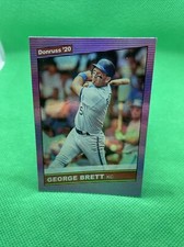 2020 Panini Donruss #229 George Brett 1986 RETRO HOLO PINK PARALLEL