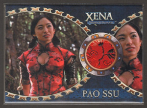 XENA DANGEROUS LIAISONS PAO SSU COSTUME CARD C1 RITTENHOUSE 2007 MARIE MATIKO