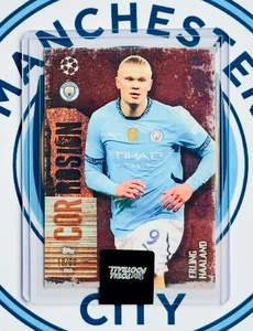 2024/25 Topps Total Football Erling Haaland - Corrosion Limited Edition 18/99 - Bild 1 von 2