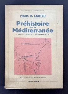 Préhistoire de la Méditerranée (1948) Marc R. Sauter – Illus. Prehistory FRENCH - Picture 1 of 9