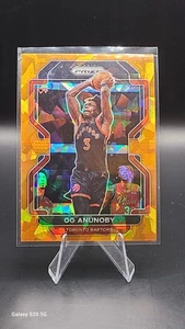 2021-22 Panini Prizm - OG Anunoby #206 Orange Ice Prizm - Picture 1 of 2